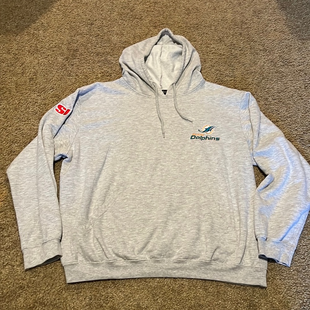 Miami dolphins embroidered hoodie